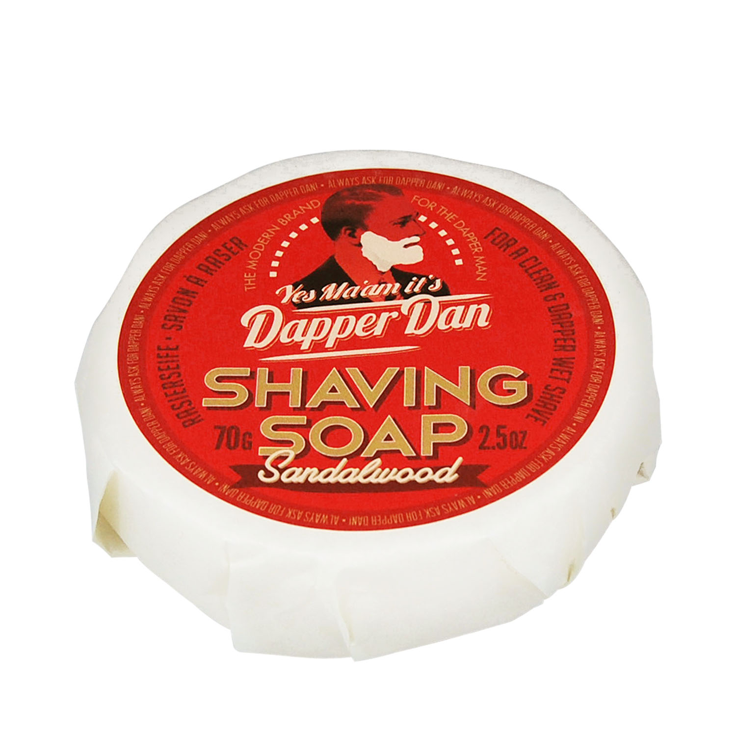 Dapper Dan - Shaving Soap Sandalwood - Rasierseife Sandelholz