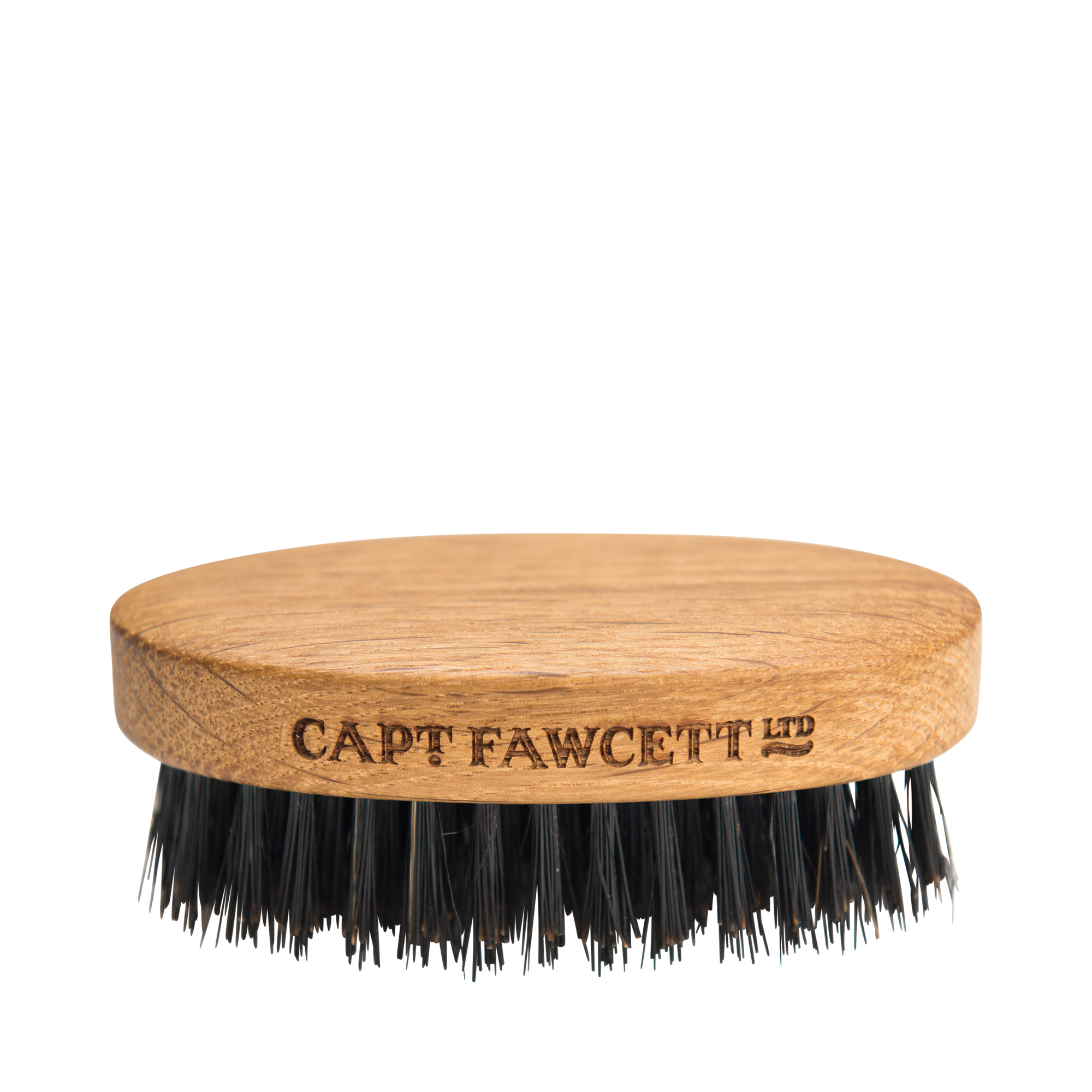Captain Fawcett - Bartbürste oval mit Wildschweinborste, Eichenholz