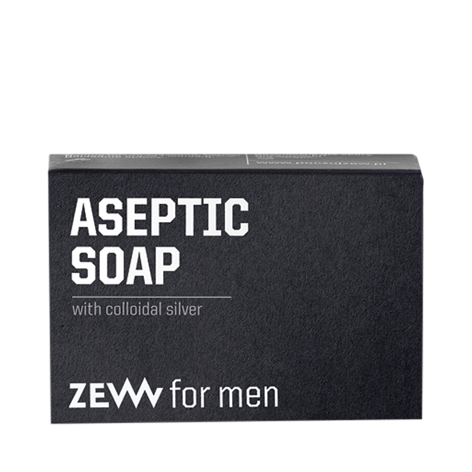 ZEW for men - Aseptic Soap - Seife mit Silber und Aktivkohle