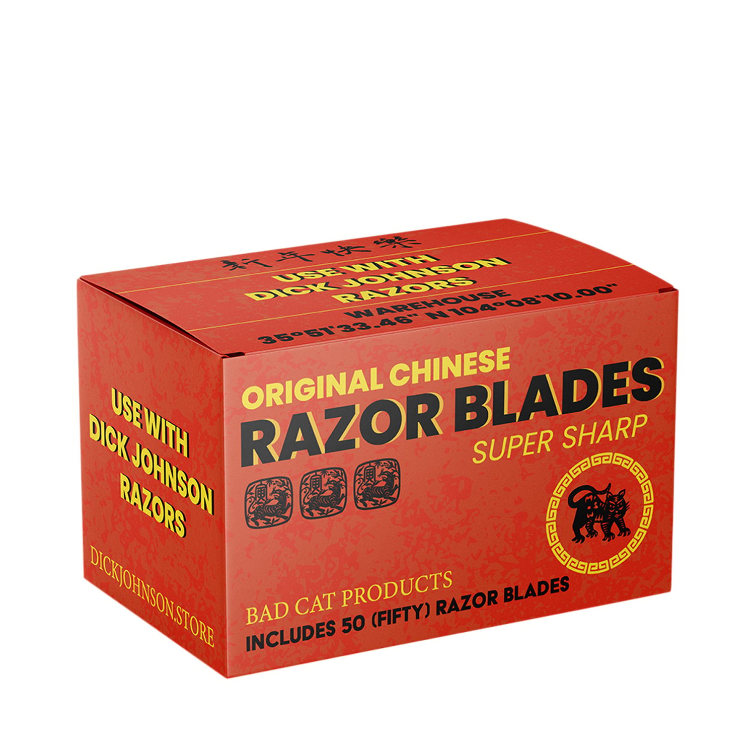 Dick Johnson - Razor Blades Super Sharp - 50 Rasierklingen