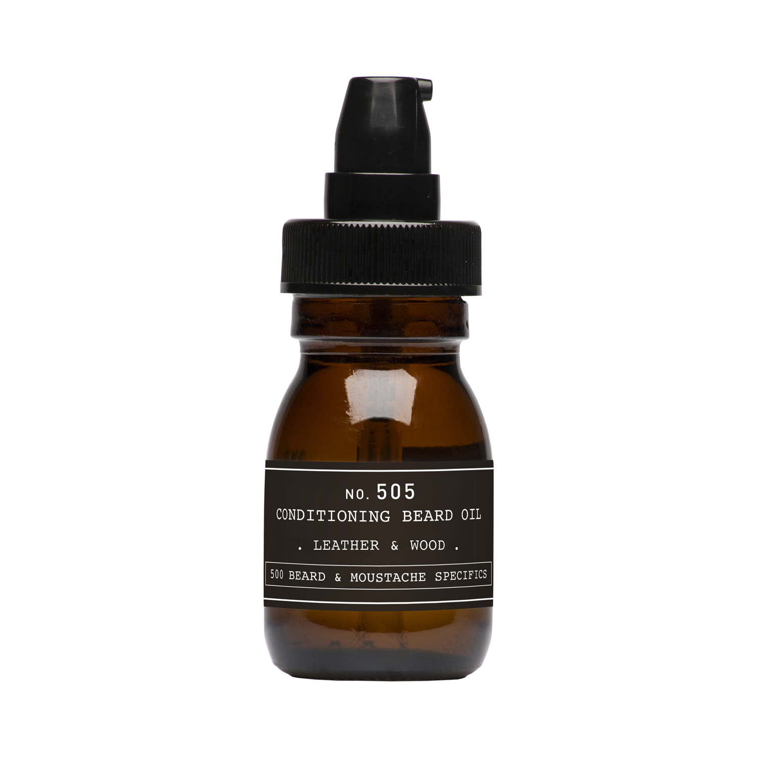 DEPOT - 505 - Conditioning Beard Oil - Leather & Wood