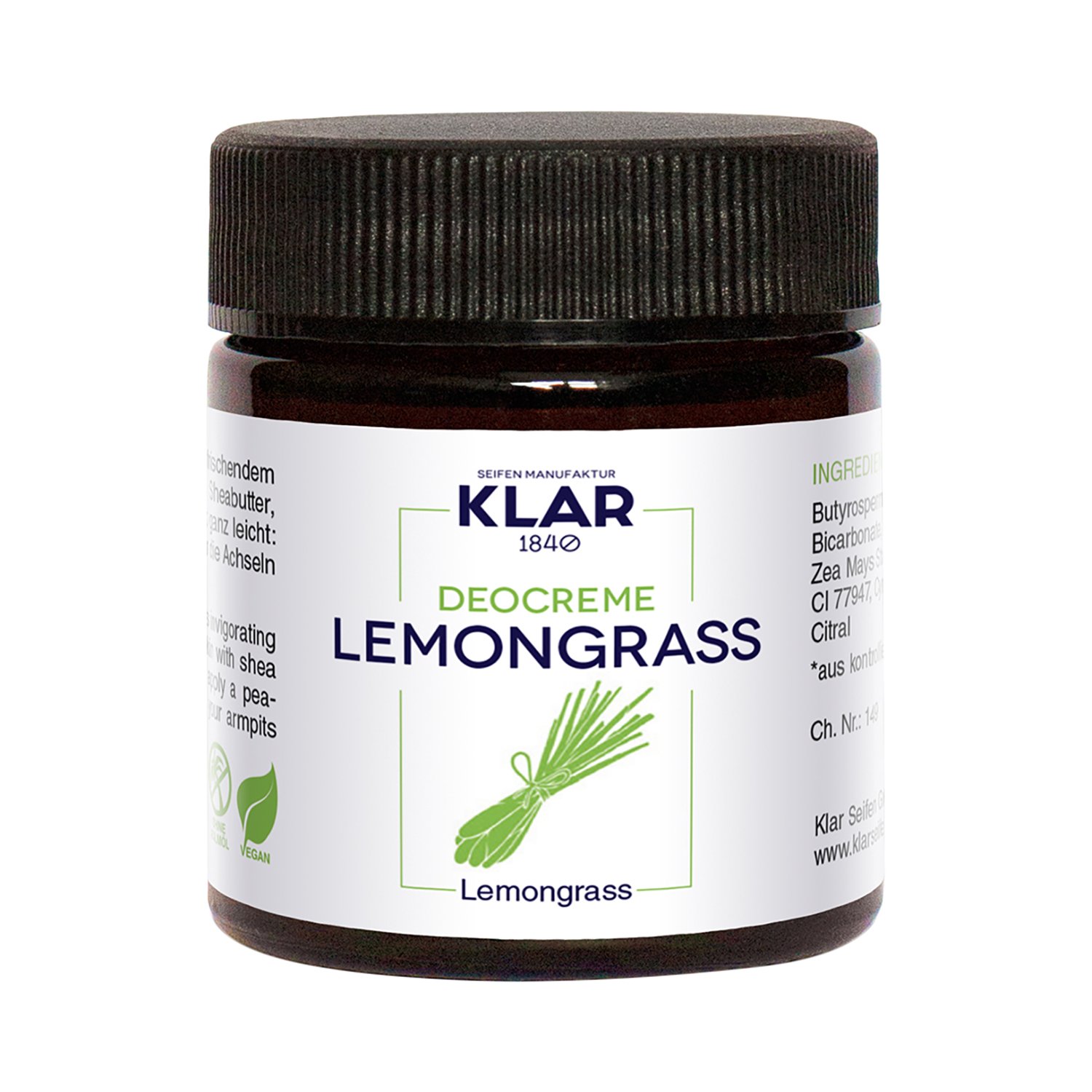 Klar's  - Deocreme - Lemongrass