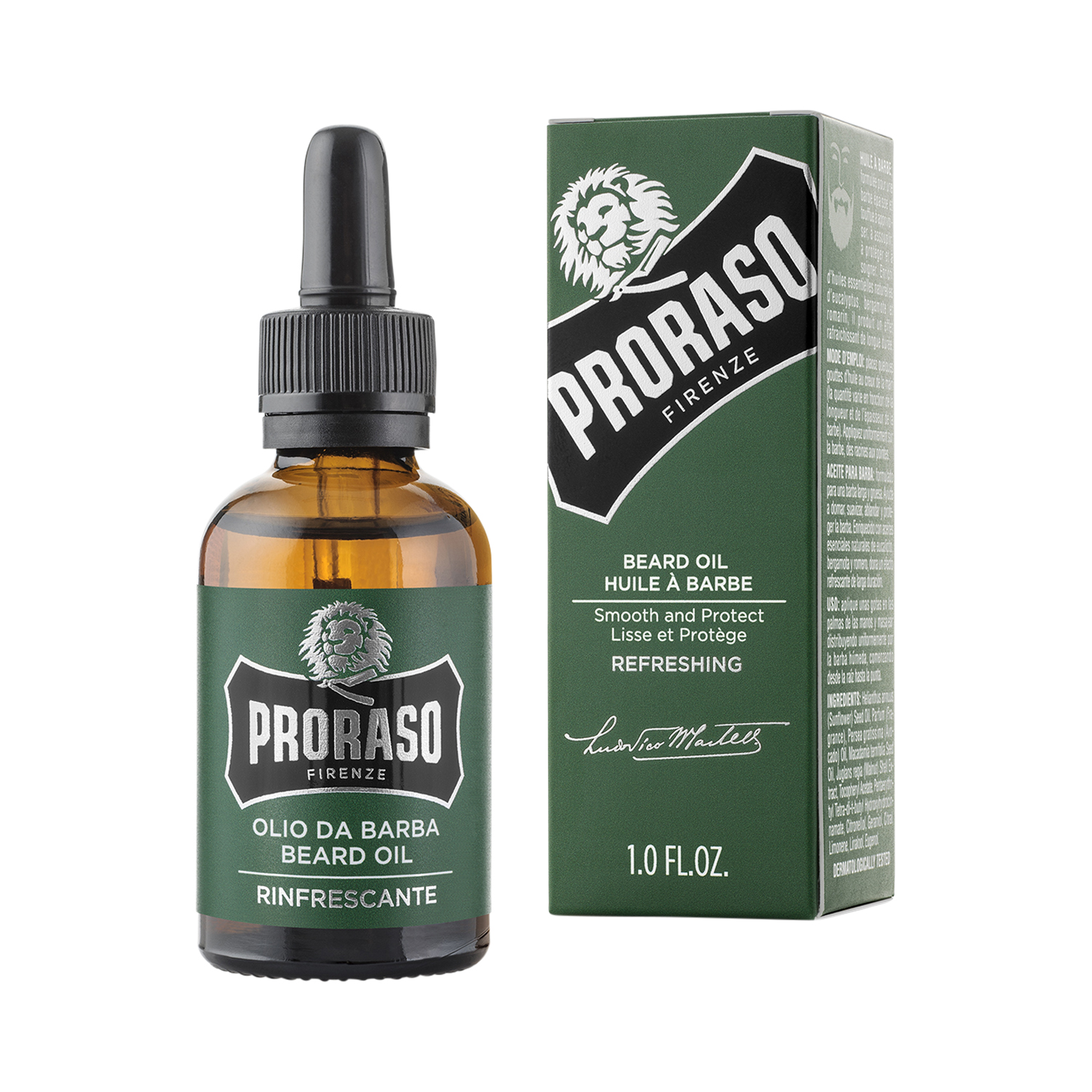 Proraso - Beard Oil - Bartöl - Refreshing - GREEN