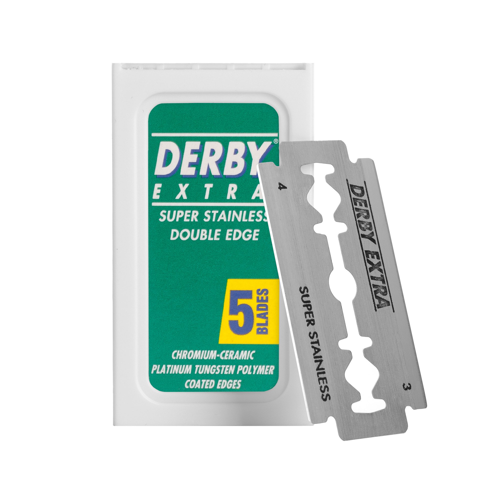Derby Extra - 5 Rasierklingen für traditionelle Rasierhobel