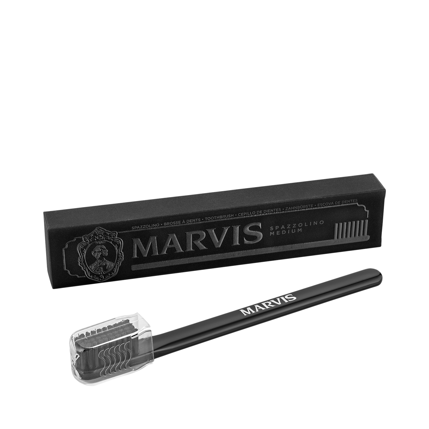 Marvis - Zahnbürste schwarz - medium