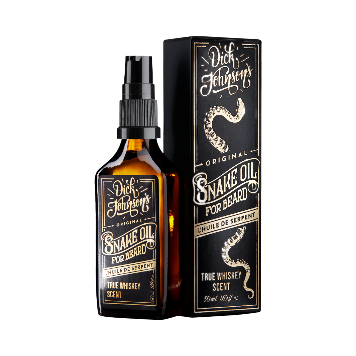 Dick Johnson - Beard Oil Snake - True Whiskey - Bartöl
