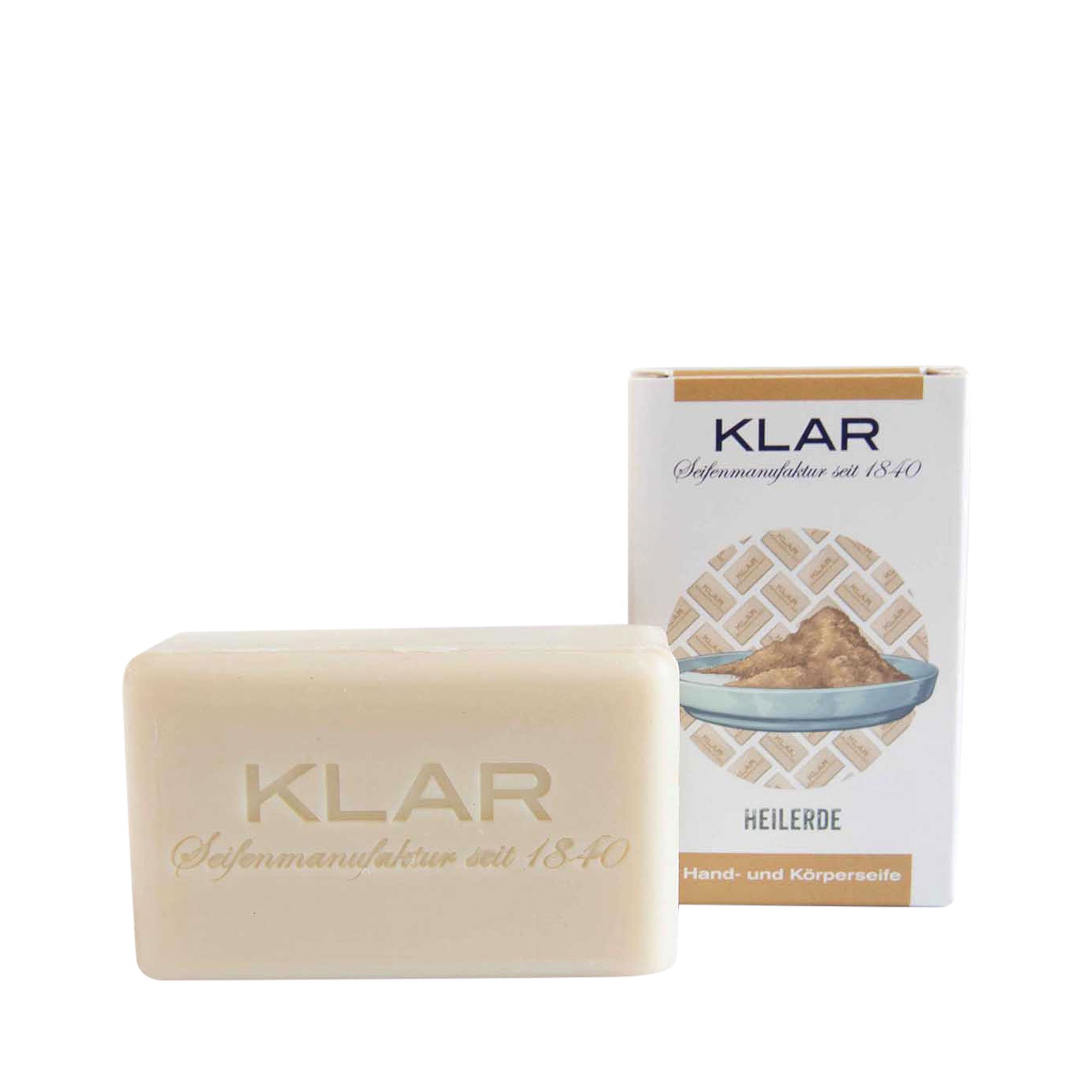 Klar's - Heilerde Seife - bei Akne und unreiner Haut - ohne Palmöl