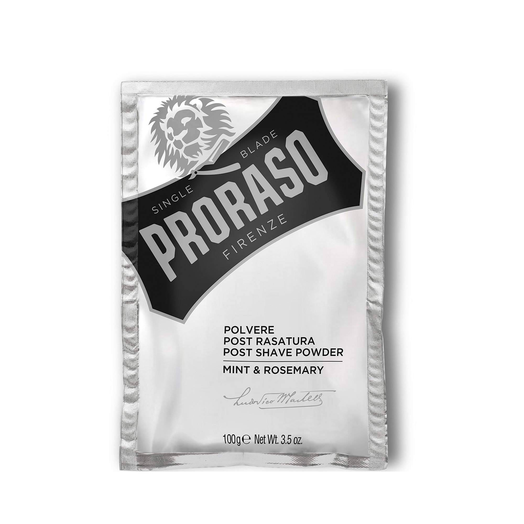 Proraso - Post Shave Powder - Mint & Rosemary - SINGLE BLADE