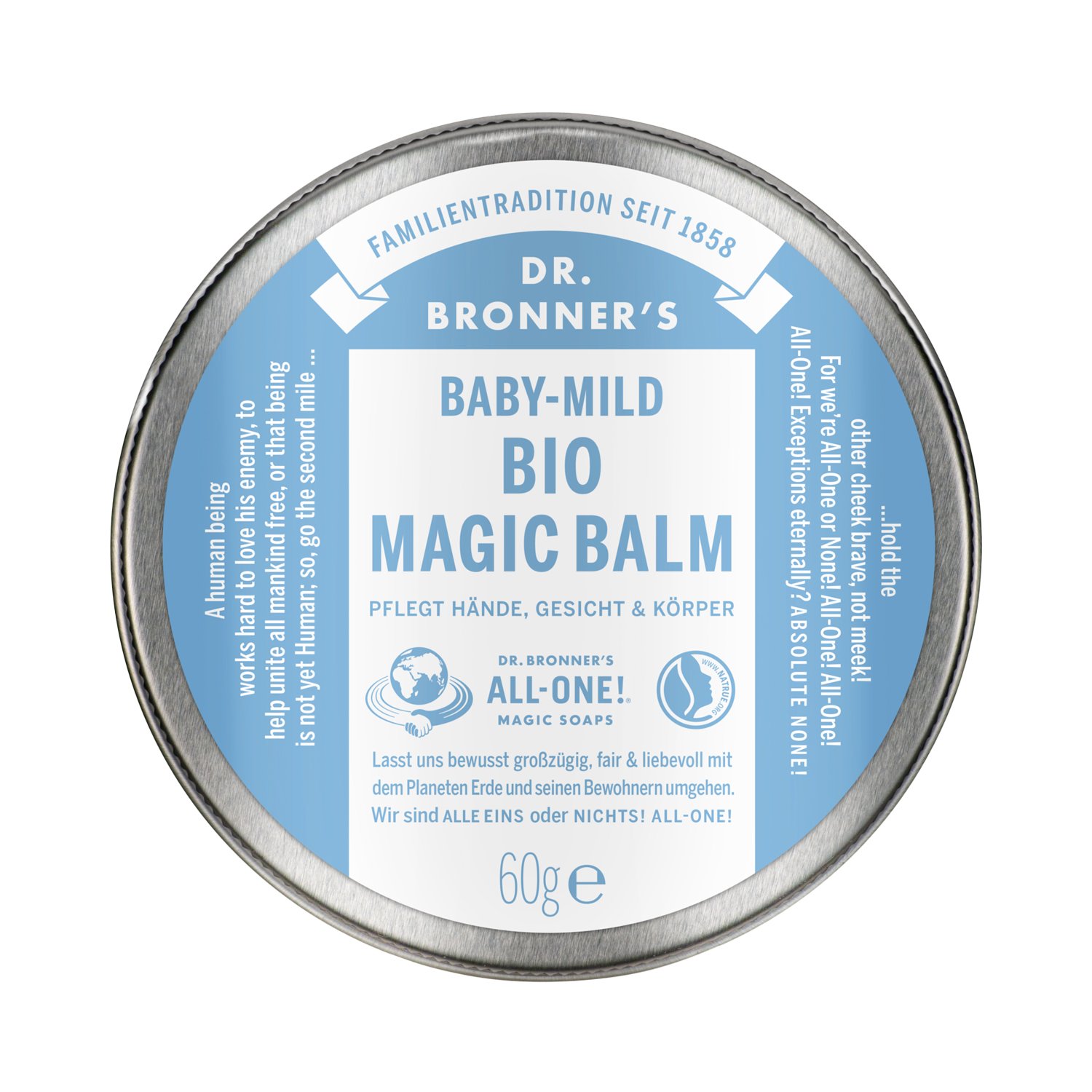 Dr. Bronner's - Magic Balm Baby-Mild - Feuchtigkeitsbalsam für Hände/Gesicht & Körper