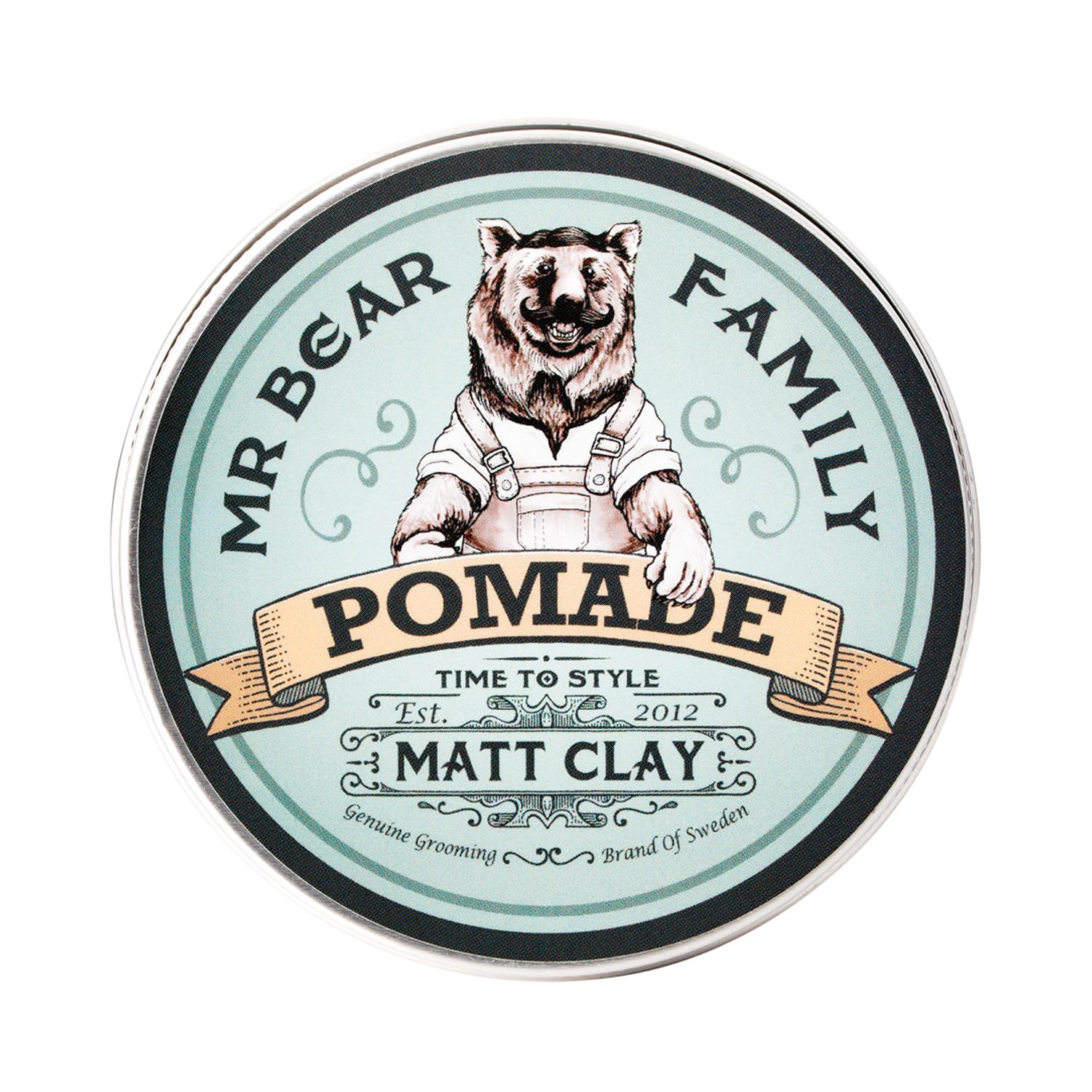 Mr Bear Family - Pomade Matt Clay - mittlerer Halt und leichter Glanz