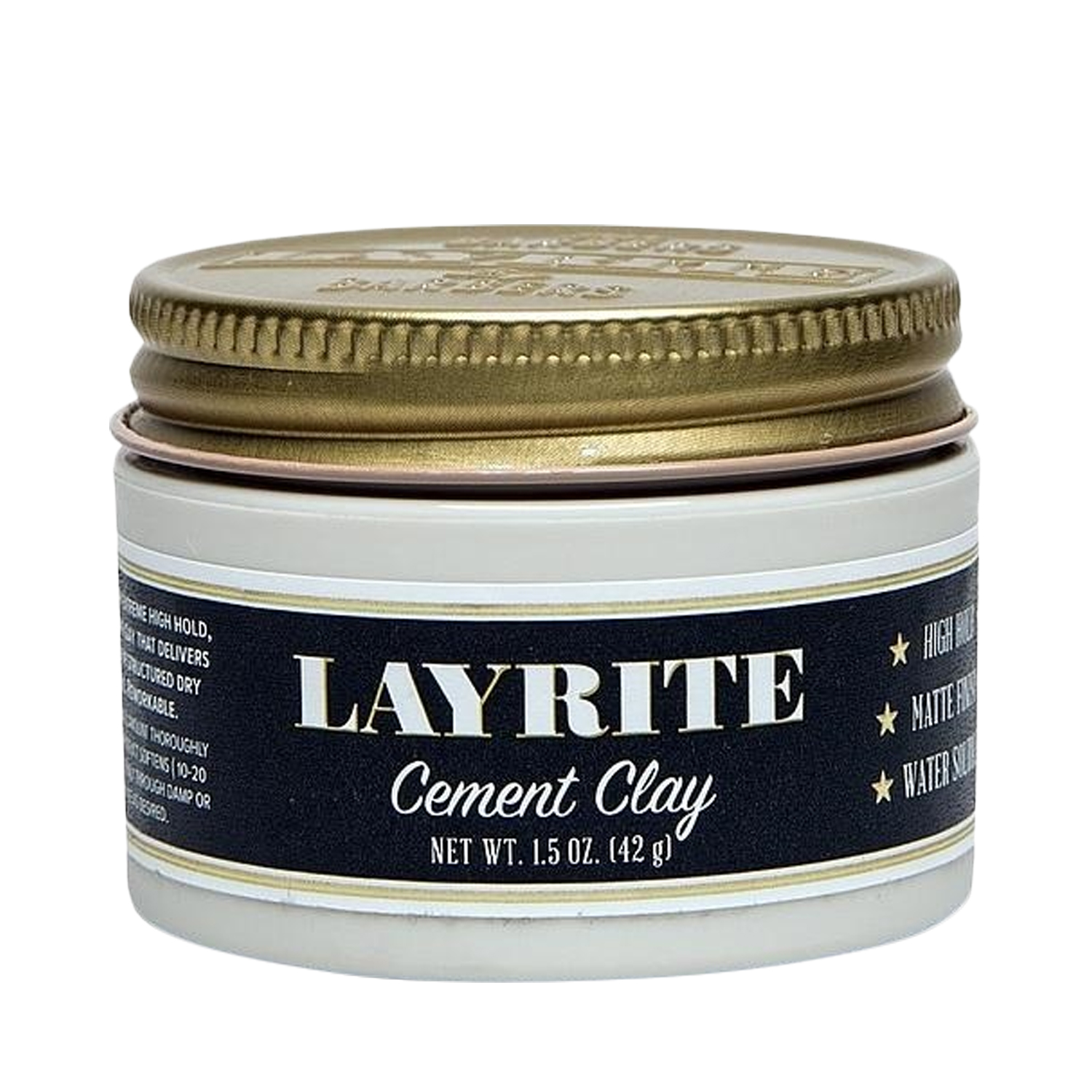 Layrite - Cement Clay - Haargel - fester Halt, mattes Finish, wasserlöslich